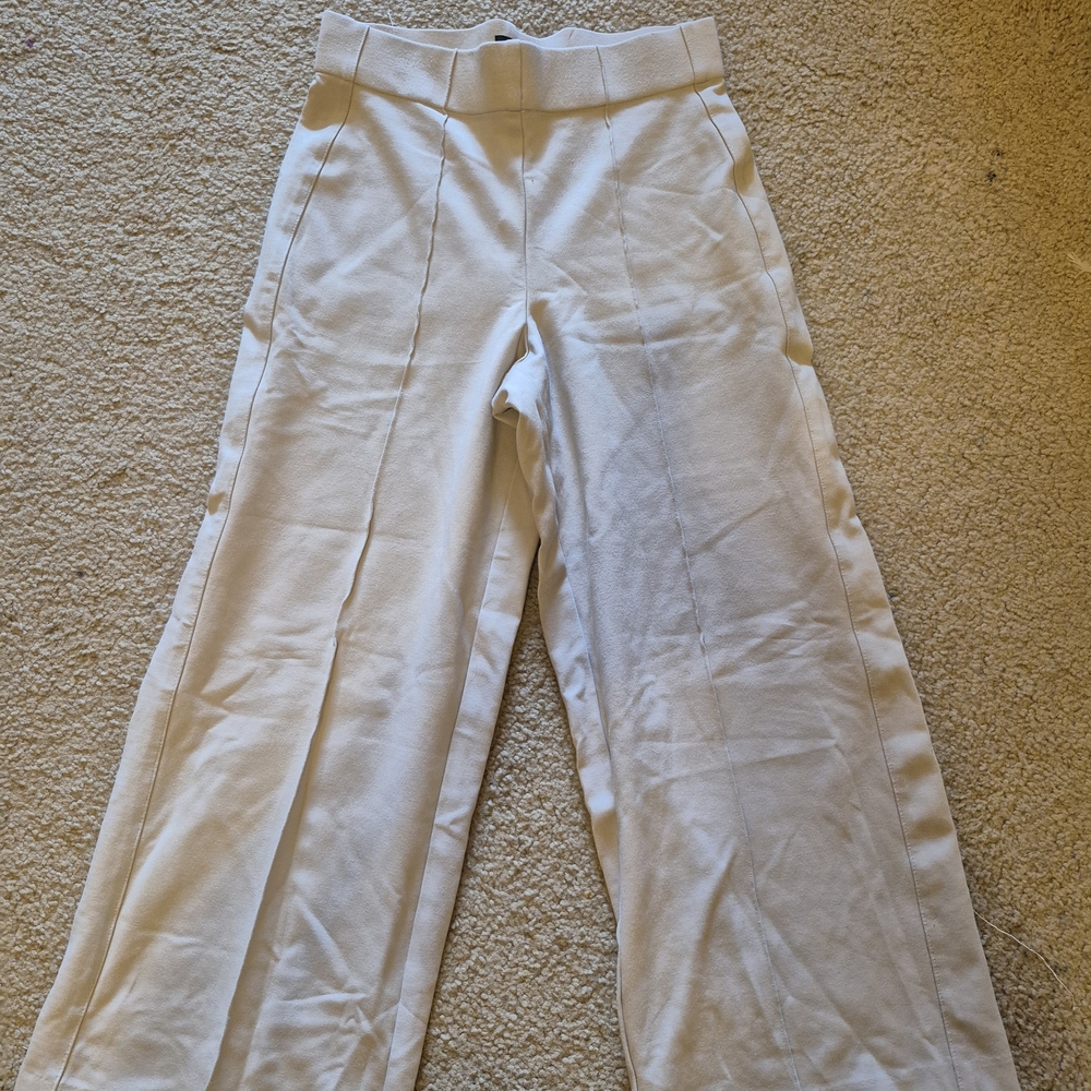Jones New York Cream Wide-Leg Pants